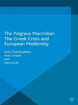 cover image of The Greek Crisis and European Modernity